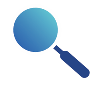 זכוכית מגדלת אייקון